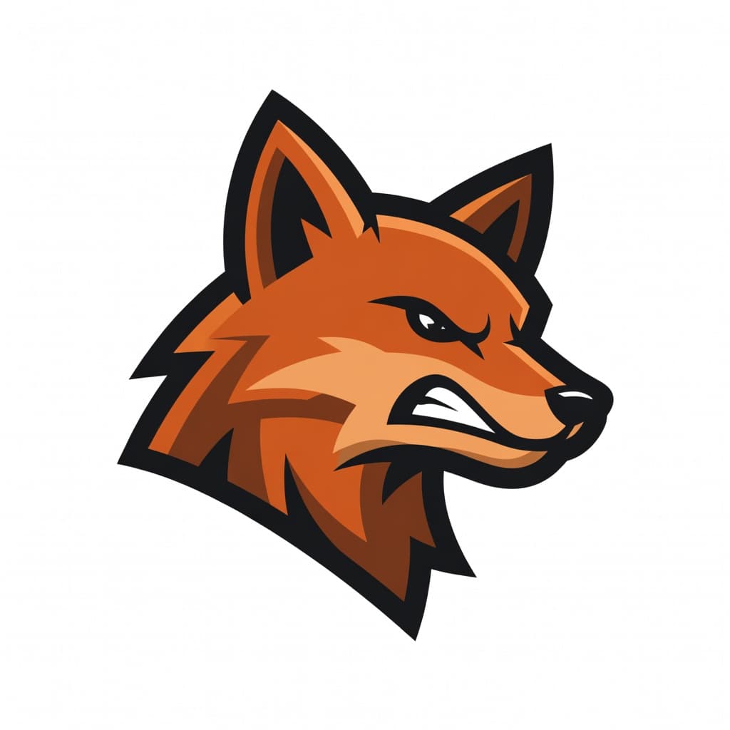 Mascot logo concept for a creator brand from the AI logo maker app